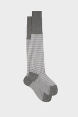 CALZA ILARIO, 100% COTONE, PEARL GREY.