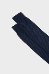 CALZA RAFFAELLO, 100% COTONE, BLUE MELANGE.
