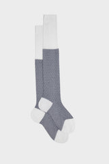 CALZA TIZIANO, 100% COTONE, BLUE.