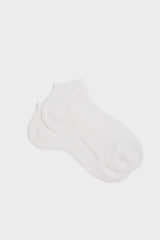 CALZA SOFIA, 100% COTONE, OFF WHITE.