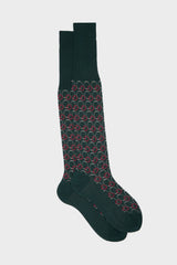 CALZA IVAN. 100% COTONE, GREEN.