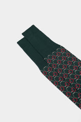 CALZA IVAN. 100% COTONE, GREEN.