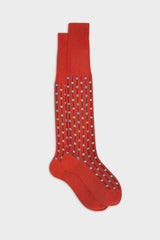 CALZA PAVONE. 100% COTONE, ORANGE.