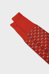 CALZA PAVONE. 100% COTONE, ORANGE.
