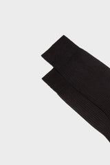CALZA BARBARA. COLLEZIONE DONNA, 100%SETA, BLACK.