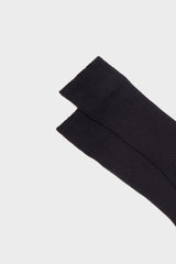 CALZA BARBARA. COLLEZIONE DONNA, 100%SETA, DARK BLUE.