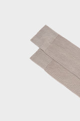 CALZA BARBARA. COLLEZIONE DONNA, 100%SETA, PEARL GREY.