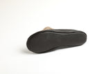 SLIPPERS.CASHMERE, PELLE, BEIGE.