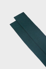 CALZA ASCANIO, 80 % LANA 20% POLIAMMIDE, DARK GREEN.
