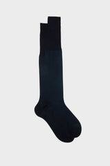 CALZA FERDINANDO, 100% COTONE, BLU - BLUETTE.