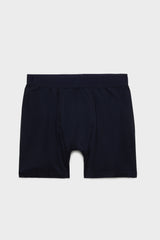 BOXER ADERENTE. 100% COTONE, NAVY.