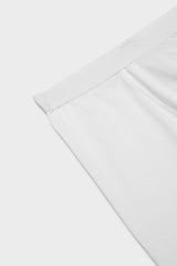 BOXER ADERENTE. 100% COTONE, WHITE.