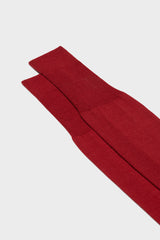 SOCKS MARCO. WOOL BLEND. SOLID COLOR, CHERRY