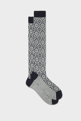 CALZA ASTRUM. MISTO LANA. NAVY.