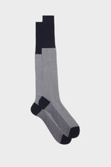 CALZA ENEA, 100% COTONE, BLUE-WHITE.