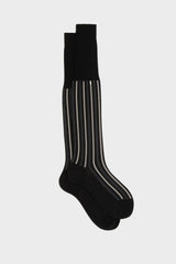 CALZA MAURO, 100% COTONE, BLACK.