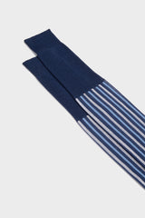 CALZA MAURO, 100% COTONE, BLUE