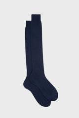 CALZA RAFFAELLO, 100% COTONE, BLUE MELANGE.