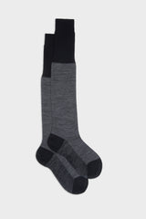 CALZA BRANDO. LANA 80% NYLON 20%, BLACK.
