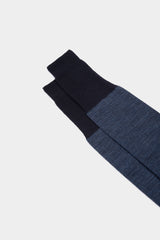 CALZA BRANDO. LANA 80% NYLON 20%, BLUE.