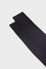 CALZA PIETRO, 60%LANA 25% COTONE 15%NYLON, NAVY BLUE - BURNT.