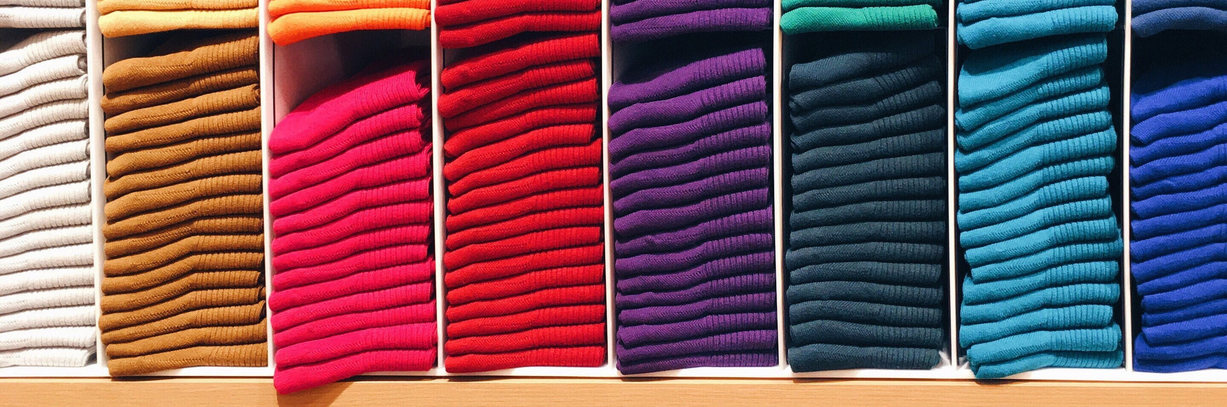 We are  called the tailor of socks and it is a reconition we have earned in the field, this is  an example of our color palette.