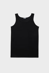 CANOTTA. 100% COTONE, BLACK.