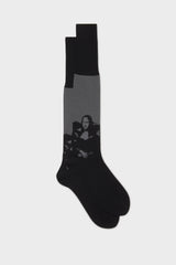 CALZA GIOCONDA. 100% COTONE, BLACK.