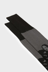 CALZA GIOCONDA. 100% COTONE, BLACK.
